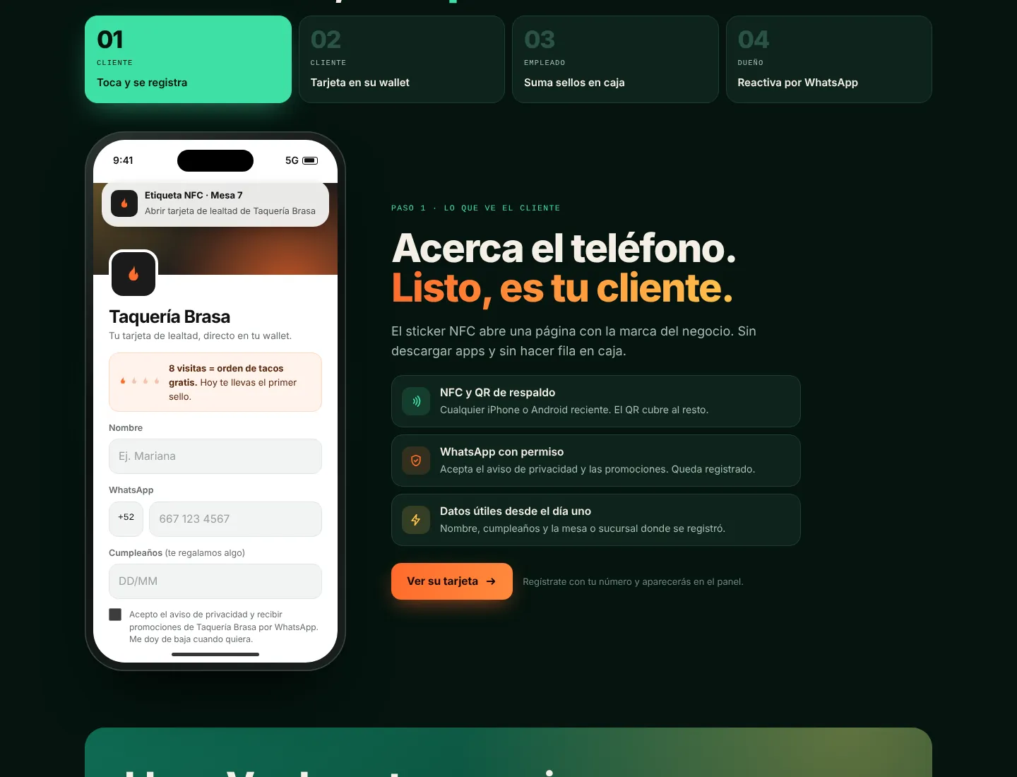 Recorrido de la demo de Vuelve
